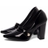 Sapato Scarpin Slingback preto