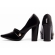 Sapato Scarpin Slingback preto