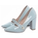 Sapato Scarpin Slingback azul